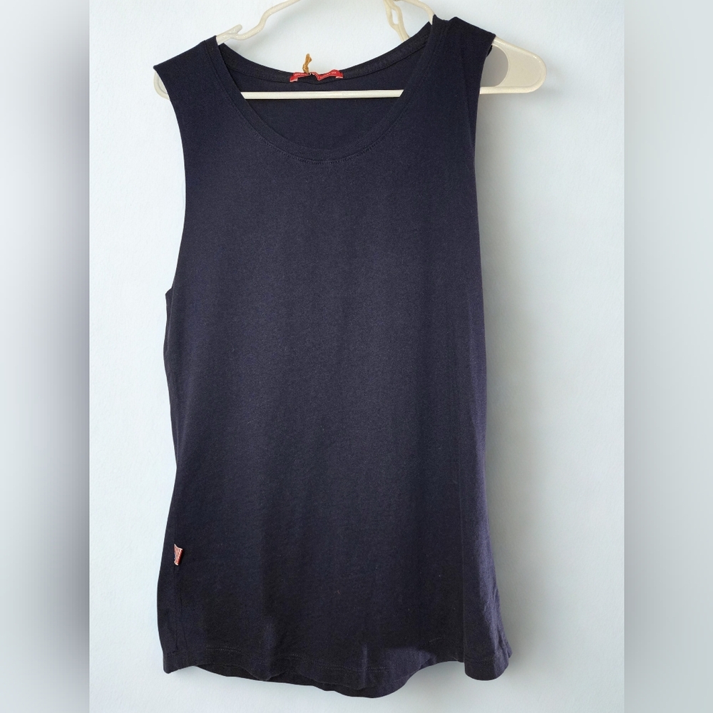 Women's American Made Supply Co. Navy shorts and shirt Beige Drawstring, Size S - Picture 5 of 10